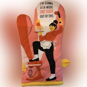 Blue Q Colorful Hilarious Kitchen Oven Mitt